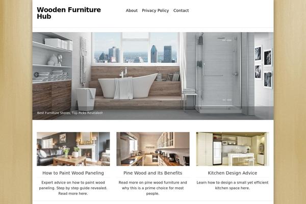 Craft theme site design template sample