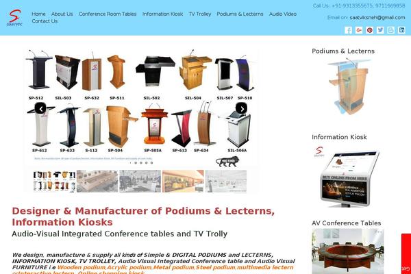 Tesseract theme site design template sample