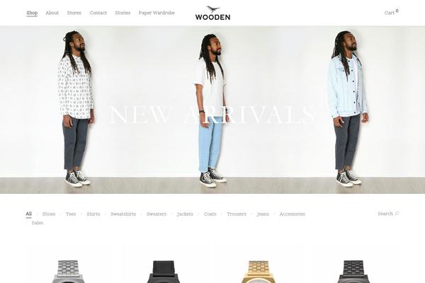 Wooden theme site design template sample