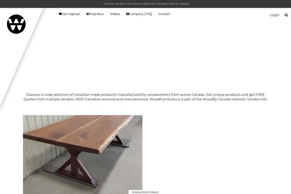woodfurniture.ca site used Azora