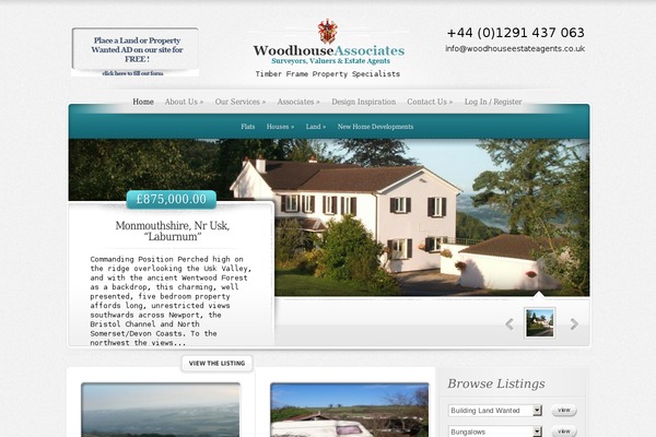 ElegantEstate theme site design template sample