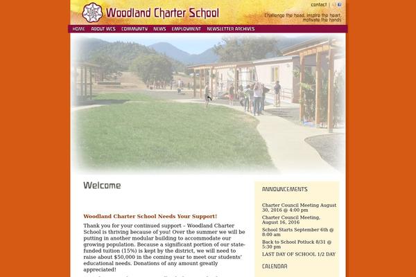 woodlandcharterschool.org site used Personalpress