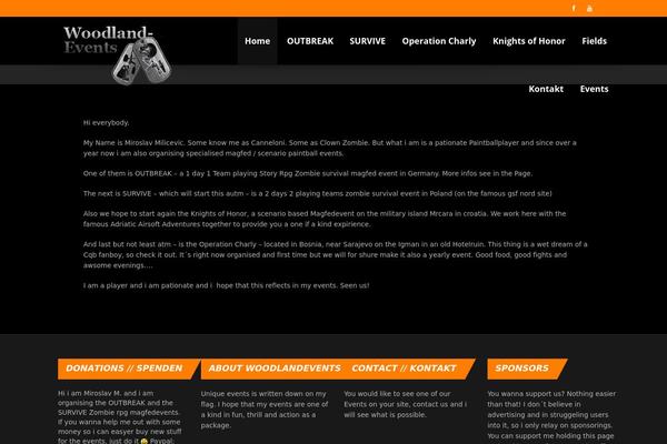 Site using WPFront User Role Editor plugin