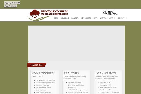 Site using WP Accessibility plugin