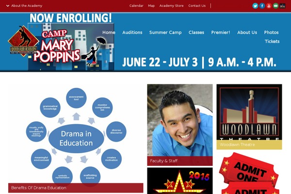 Polytechnic theme site design template sample
