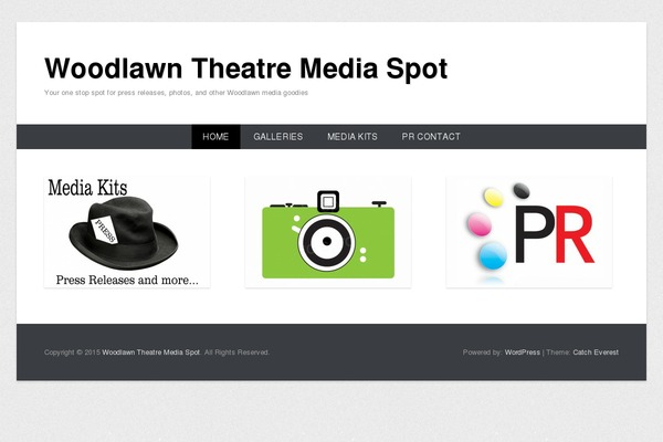 Catch Everest theme site design template sample