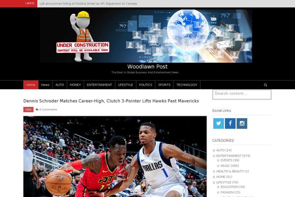 woodlawnpost.com site used Maggie-pro