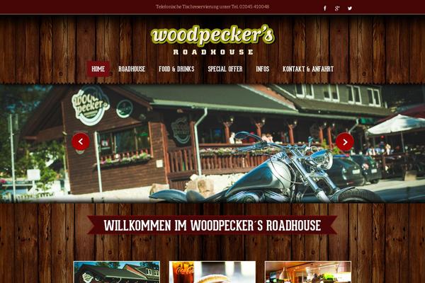 Burger theme site design template sample