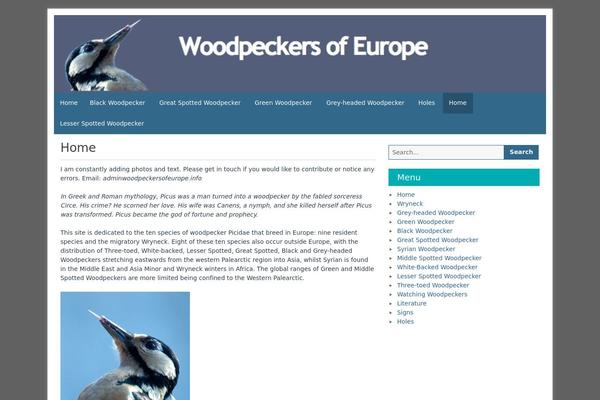 Blue Planet theme site design template sample