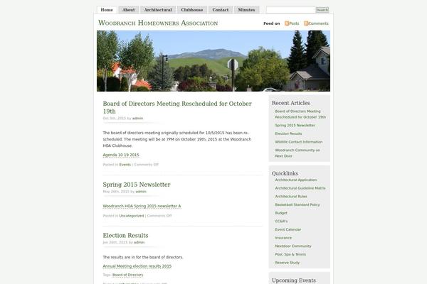 Misty Look theme site design template sample
