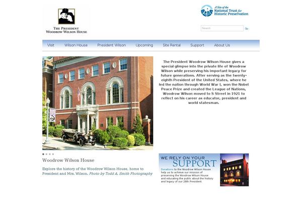 woodrowwilsonhouse.org site used Vestige