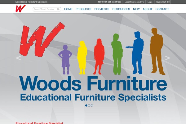 Woods theme site design template sample