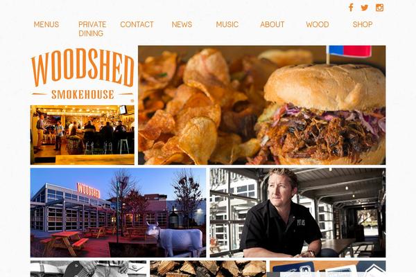 woodshed theme websites examples