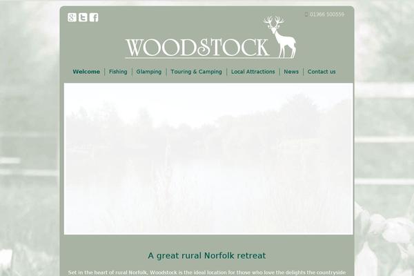 Woodstock theme site design template sample