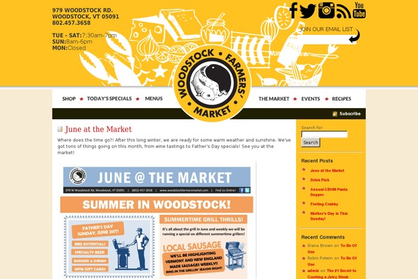 woodstockfarmersmarketblog.com site used Librio