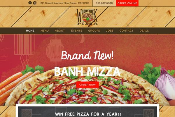 Woodstocks theme site design template sample