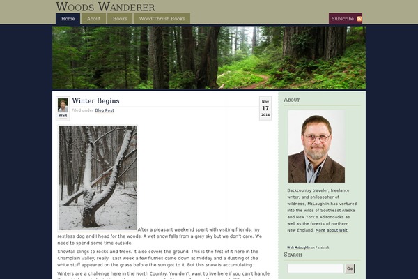 woodswanderer.com site used Gloriousfuture