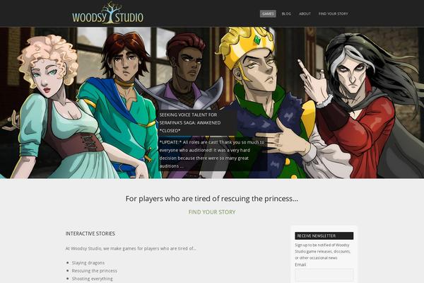 Adamos theme site design template sample