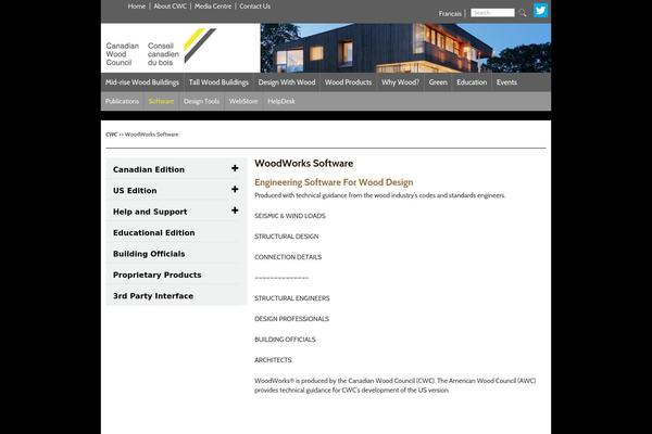 woodworks-software.com site used Cwc