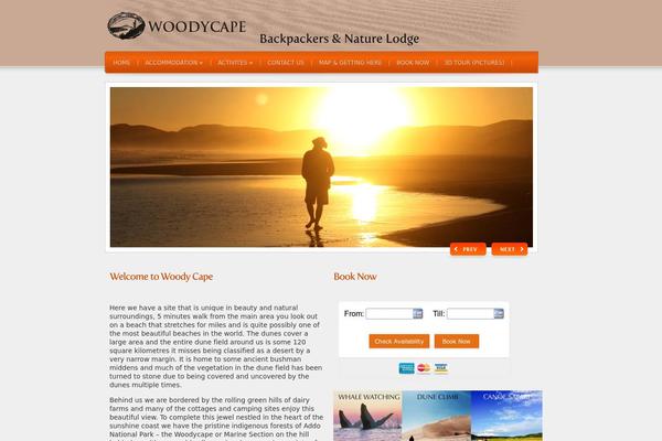 woodycape.com site used Webfolio
