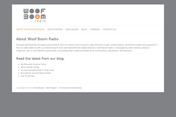 Attitude theme site design template sample