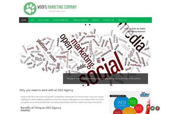 Optimize theme site design template sample