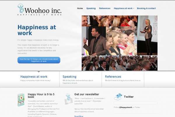 Site using Simple Follow Me Social Buttons Widget plugin