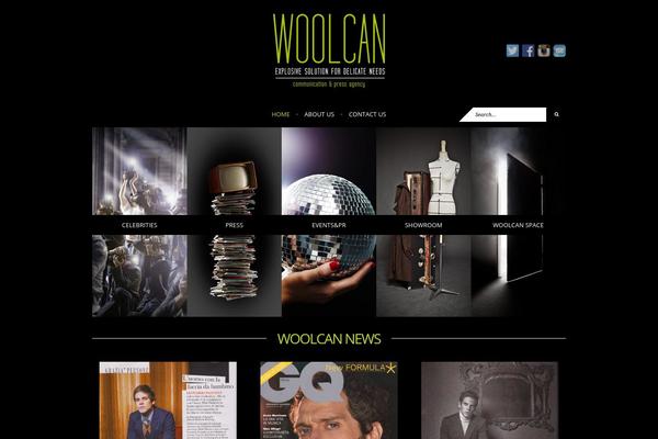 Fashionista theme site design template sample