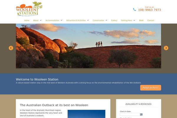Resort theme site design template sample