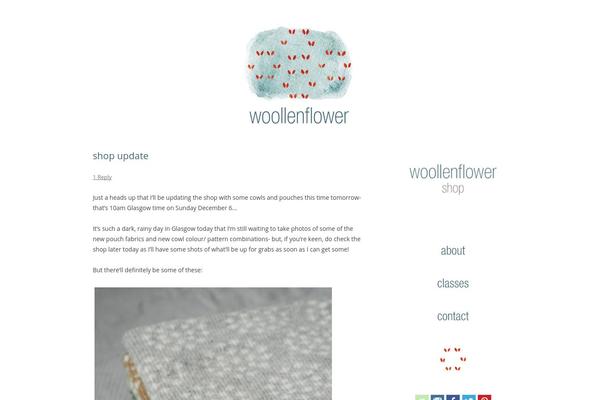 Site using Crafty Social Buttons plugin