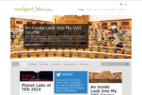 Gridly theme site design template sample