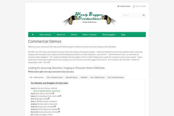 Aqua theme site design template sample