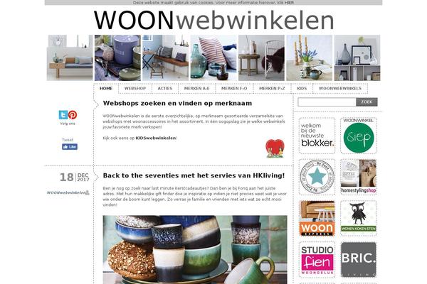 Typebased theme site design template sample