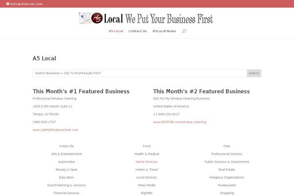 Dynamic News theme site design template sample