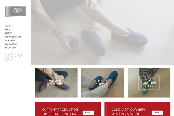 Oxygen Child theme site design template sample
