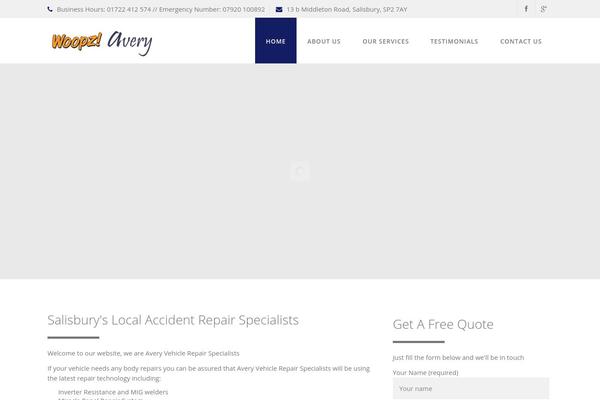 Velvet theme site design template sample