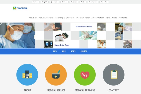 wooridul.com site used Infographer