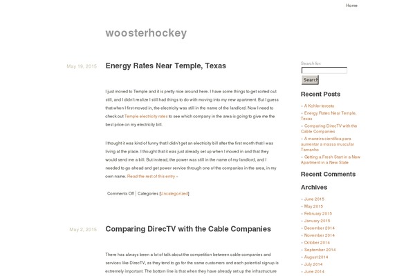 woosterhockey.com site used Minimous