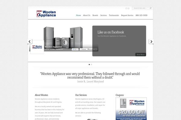wootenappliance.com site used Chameleon
