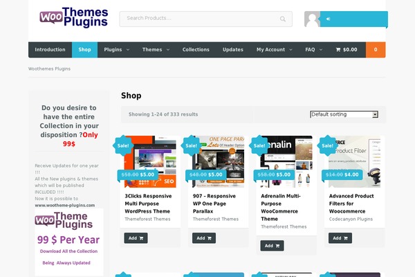 Superstore Child theme site design template sample