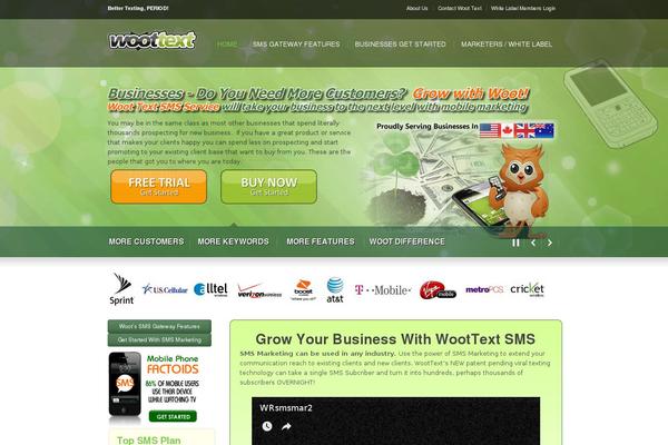 woottext.com site used Symplex
