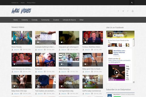 BeeTube theme site design template sample