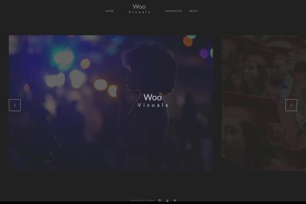 Kinetika theme site design template sample