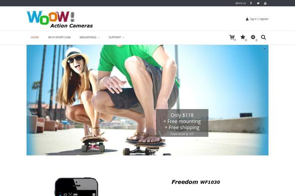 Vizio theme site design template sample