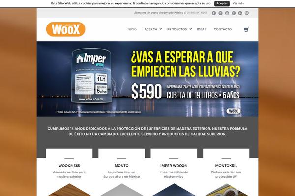 woox.com.mx site used The Company