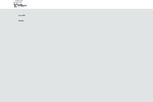 Zephyr theme site design template sample