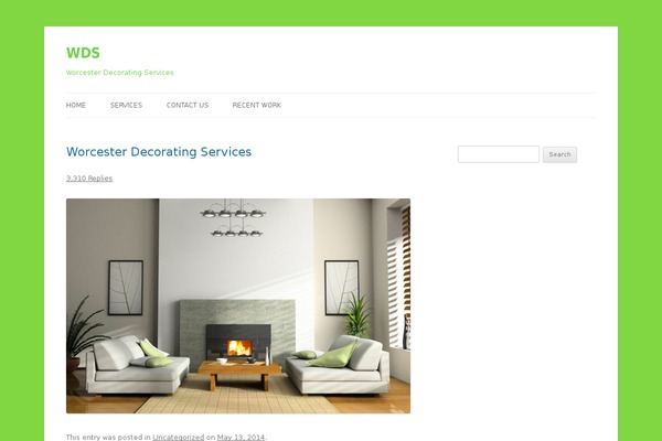 Twenty Twelve theme site design template sample