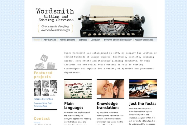 Thesis 1.8 theme site design template sample