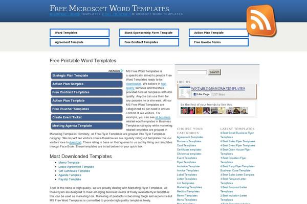 Engross theme site design template sample