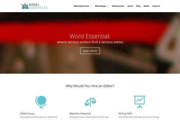 Spacious theme site design template sample